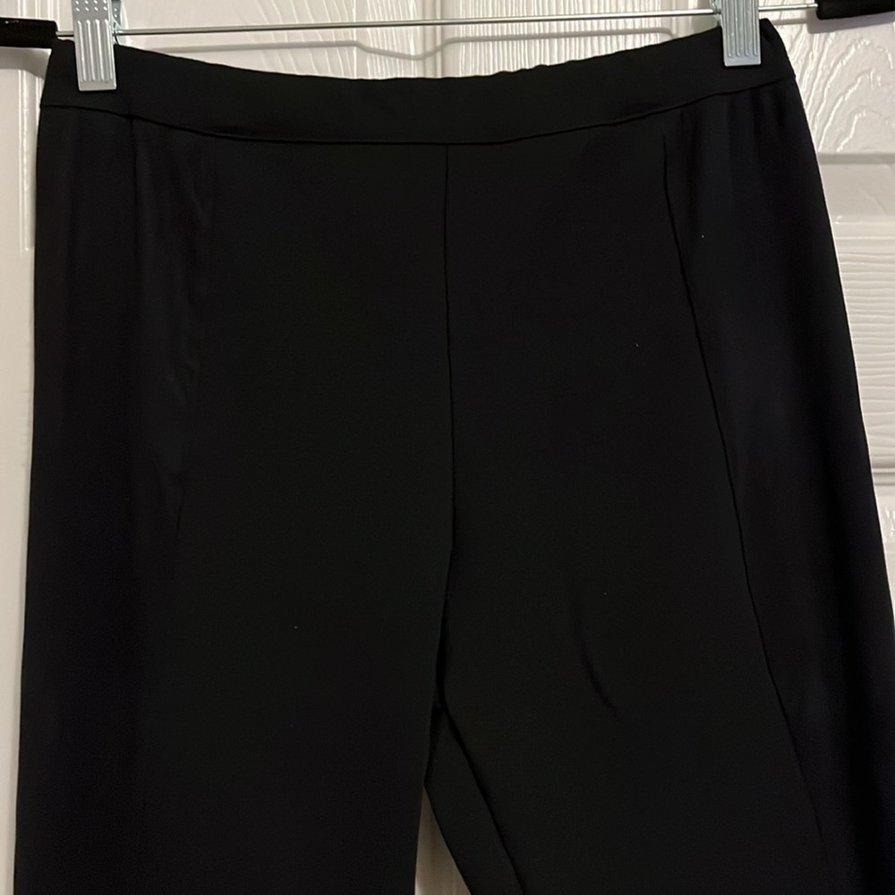 Black pants, velvet sides